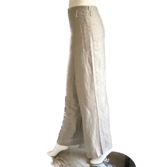 🏷️ NWT Anne Fontaine Linen High Waisted Wide Leg Pants  🇫🇷. - Picture 5 of 14